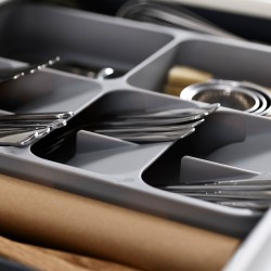 Organizador de Talheres e Gadgets Extensível – Cinza – DrawerStore – Joseph Joseph