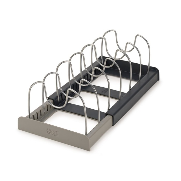 Organizador Extensível para Panelas – Cinza – DrawerStore – Joseph Joseph