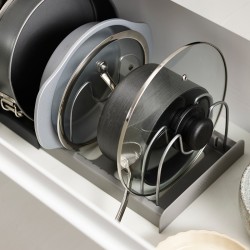 Organizador Extensível para Panelas – Cinza – DrawerStore – Joseph Joseph