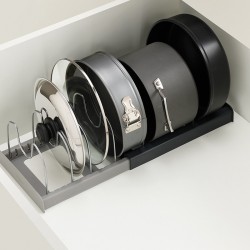 Organizador Extensível para Panelas – Cinza – DrawerStore – Joseph Joseph