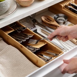 Organizador Compacto de Talheres – Bambu – DrawerStore – Joseph Joseph