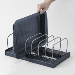 Organizador de Assadeiras – Cinza – DrawerStore – Joseph Joseph