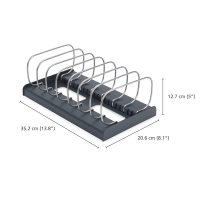 Organizador de Assadeiras – Cinza – DrawerStore – Joseph Joseph