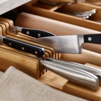 Organizador 2 Níveis para Facas – Bambu – DrawerStore – Joseph Joseph