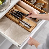 Organizador 2 Níveis para Facas – Bambu – DrawerStore – Joseph Joseph