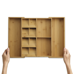 Organizador de Talheres Extensível – Bamboo – DrawerStore – Joseph Joseph