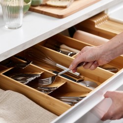Organizador de Cutelaria – Bambu – DrawerStore – Joseph Joseph