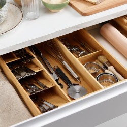 Organizador de Cutelaria – Bambu – DrawerStore – Joseph Joseph