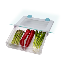 Gaveta de Armazenamento sob Prateleira – Transparente – FridgeStore – Joseph Joseph