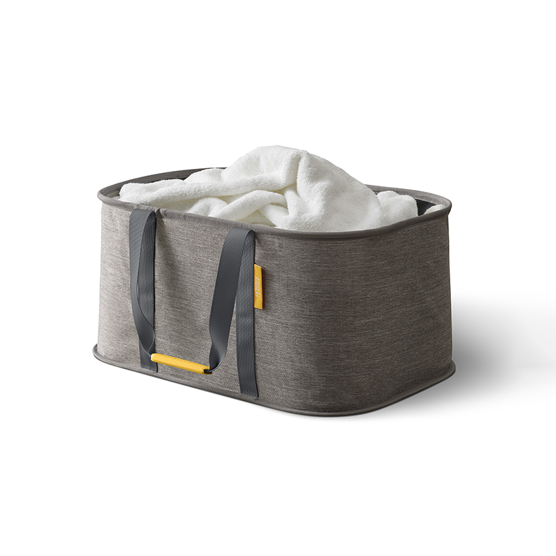 Cesto para Roupa Colapsável 35L – Cinza – Hold-All – Joseph Joseph