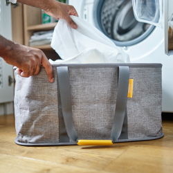 Cesto para Roupa Colapsável 35L – Cinza – Hold-All – Joseph Joseph