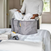 Cesto para Roupa Colapsável 35L – Cinza – Hold-All – Joseph Joseph