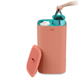 Cesto para Roupa 60L – Coral – Tota Pop – Joseph Joseph