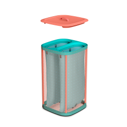 Cesto para Roupa 60L – Coral – Tota Pop – Joseph Joseph