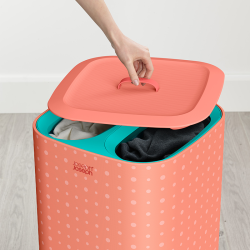 Cesto para Roupa 60L – Coral – Tota Pop – Joseph Joseph