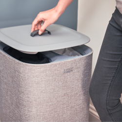 Conjunto de 2 Cestos para Roupa – Cinza – Love Laundry – Joseph Joseph