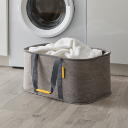 Conjunto de 2 Cestos para Roupa – Cinza – Love Laundry – Joseph Joseph