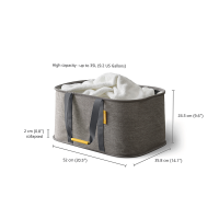 Conjunto de 2 Cestos para Roupa – Cinza – Love Laundry – Joseph Joseph