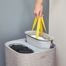 Conjunto de 2 Cestos para Roupa – Cinza – Love Laundry – Joseph Joseph