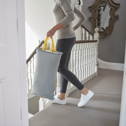 Conjunto de 2 Cestos para Roupa – Cinza – Love Laundry – Joseph Joseph