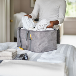 Conjunto de 2 Cestos para Roupa – Cinza – Love Laundry – Joseph Joseph