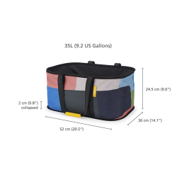 Cesto para Roupa Colapsável 35L J Lawes – Multicolorido – Hold-All – Joseph Joseph