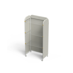 Estendal de 3 Níveis com Biombo – Beje Claro – Eclipse – Joseph Joseph