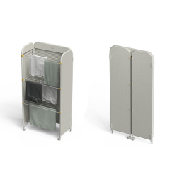 Estendal de 3 Níveis com Biombo – Beje Claro – Eclipse – Joseph Joseph