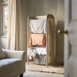 Estendal de 3 Níveis com Biombo – Beje Claro – Eclipse – Joseph Joseph