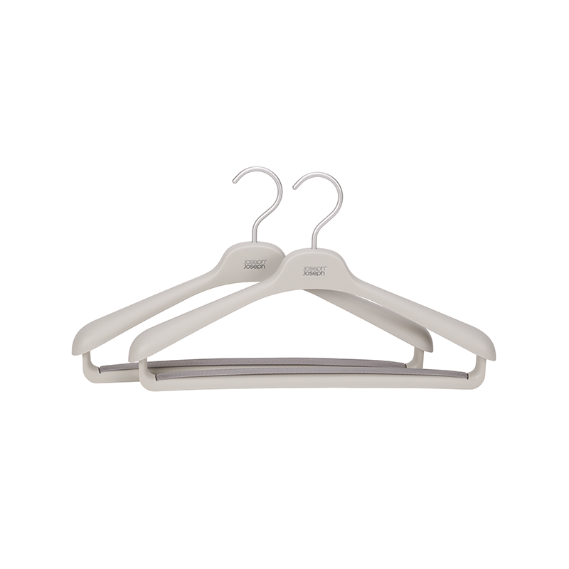 Conjunto de 2 Cabides para Fatos e Casacos – Beje Claro – Orderly – Joseph Joseph