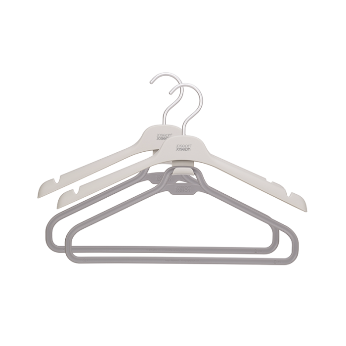 Conjunto de 2 Cabides para Peças Compridas – Beje Claro – Orderly – Joseph Joseph