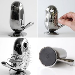 Porta Clipes Magnético – Inox – Chip – Alessi