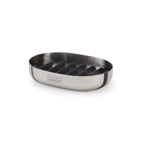 Saboneteira Compacta – Inox – Easystore Luxe – Joseph Joseph