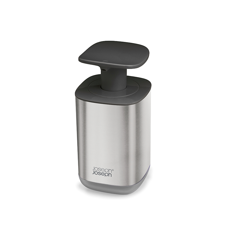 Dispensador de Sabonete – Cinza – Presto Inox – Joseph Joseph