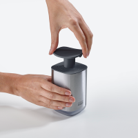 Dispensador de Sabonete – Cinza – Presto Inox – Joseph Joseph