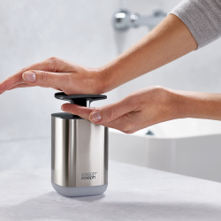 Dispensador de Sabonete – Cinza – Presto Inox – Joseph Joseph