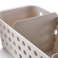 Cesto de Armazenamento Fino – Cru – Easystore – Joseph Joseph