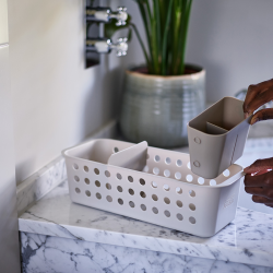 Cesto de Armazenamento Fino – Cru – Easystore – Joseph Joseph