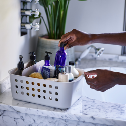 Cesto de Armazenamento Grande – Cru – Easystore – Joseph Joseph