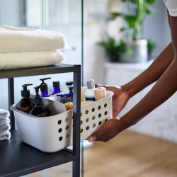 Cesto de Armazenamento Grande – Cru – Easystore – Joseph Joseph