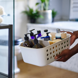 Cesto de Armazenamento Grande – Cru – Easystore – Joseph Joseph