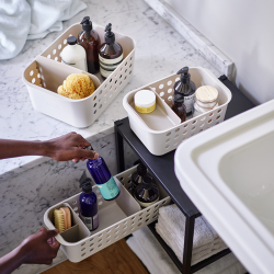 Cesto de Armazenamento Grande – Cru – Easystore – Joseph Joseph