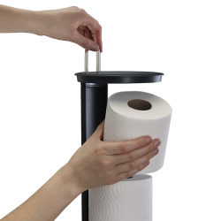 Suporte para Rolos de Papel Higiénico – Inox – Easystore Luxe – Joseph Joseph