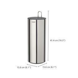 Suporte para Rolos de Papel Higiénico – Inox – Easystore Luxe – Joseph Joseph