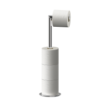 Suporte para Rolos de Papel Higiénico 2 em 1 – Inox – Easystore Luxe – Joseph Joseph
