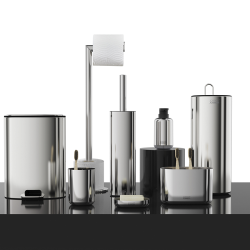 Suporte para Rolos de Papel Higiénico 2 em 1 – Inox – Easystore Luxe – Joseph Joseph