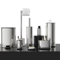 Suporte para Rolos de Papel Higiénico 2 em 1 – Inox – Easystore Luxe – Joseph Joseph