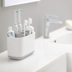 Suporte Grande para Escova de Dentes – Cinza Branco e Cinza – Joseph Joseph