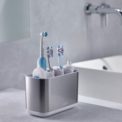 Suporte para Escovas de Dentes Grande – Inox – Easystore – Joseph Joseph