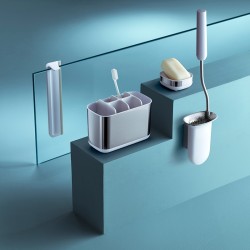 Suporte para Escovas de Dentes Grande – Inox – Easystore – Joseph Joseph